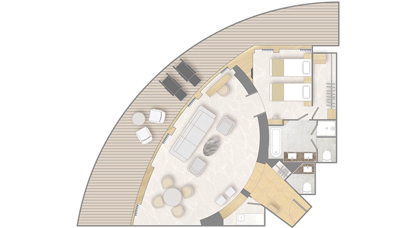 Luxury Suite floor plan