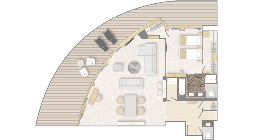 Signature Suite floor plan