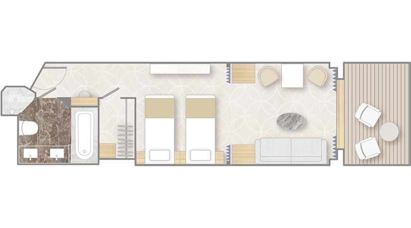 Veranda Suite floor plan